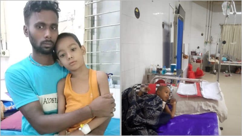 একমাত্র শিশু সন্তানকে বাঁচাতে বাবা-মায়ের আকুতি